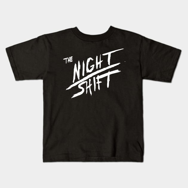 night shift Kids T-Shirt by Jason Jordan